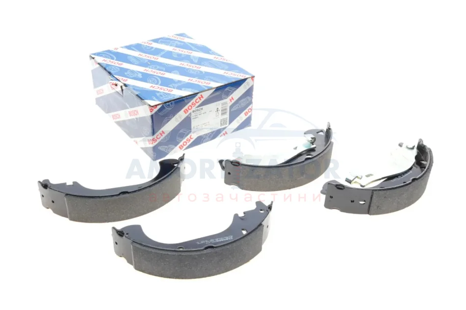 Гальмівні колодки барабані BOSCH 0 986 487 626 (фото 1)