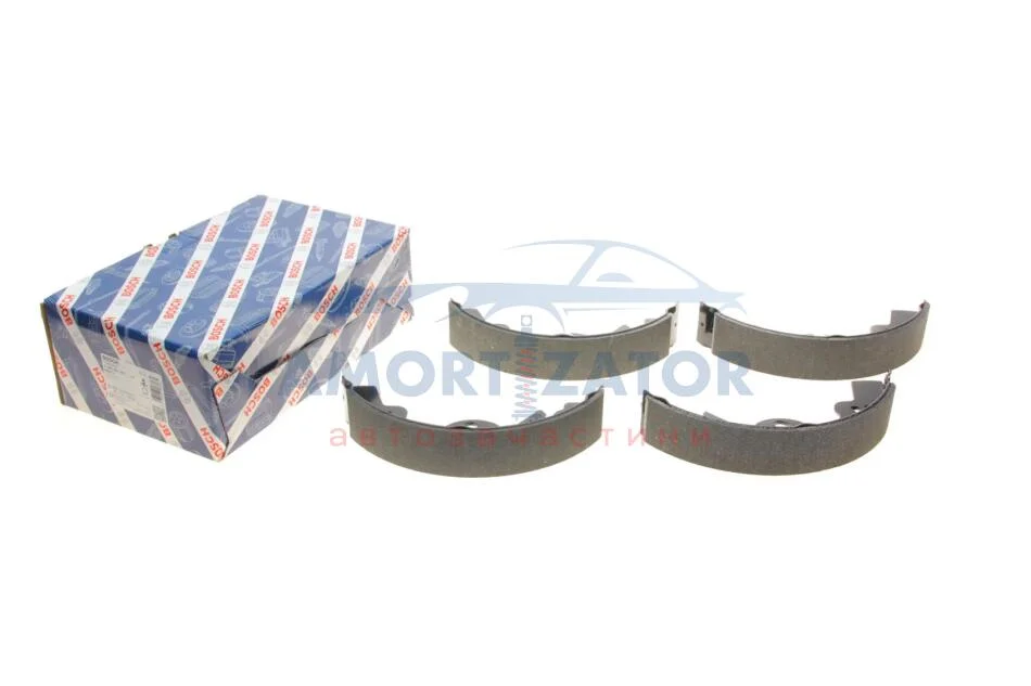 Комплект гальмівних колодок з 4 шт. барабанів BOSCH 0 986 487 643 (фото 1)