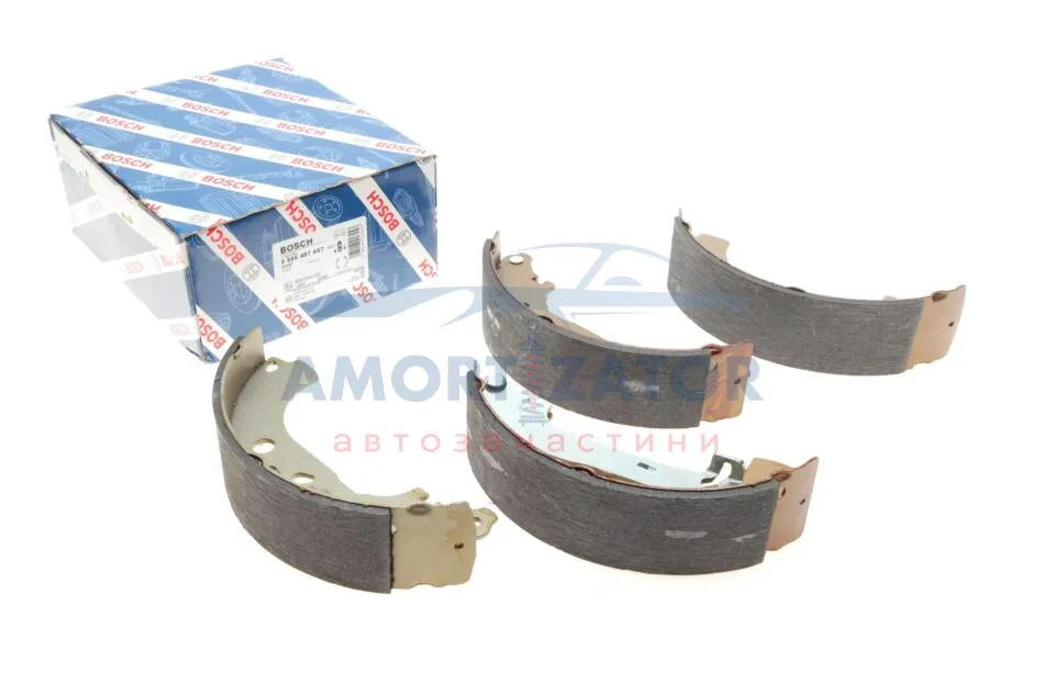 Гальмівні колодки барабанні BOSCH 0986487667 (фото 1)
