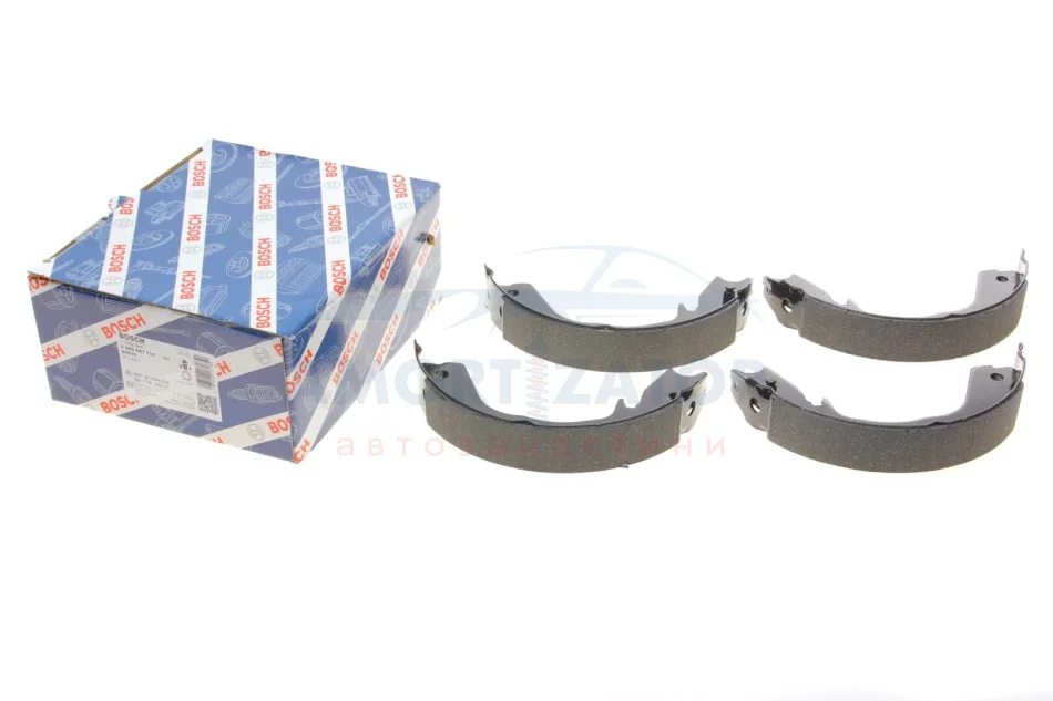 Комплект гальмівних колодок з 4 шт. барабанів BOSCH 0 986 487 710 (фото 1)
