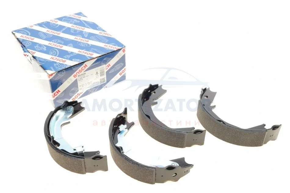 Гальмівні колодки барабані BOSCH 0 986 487 711 (фото 1)