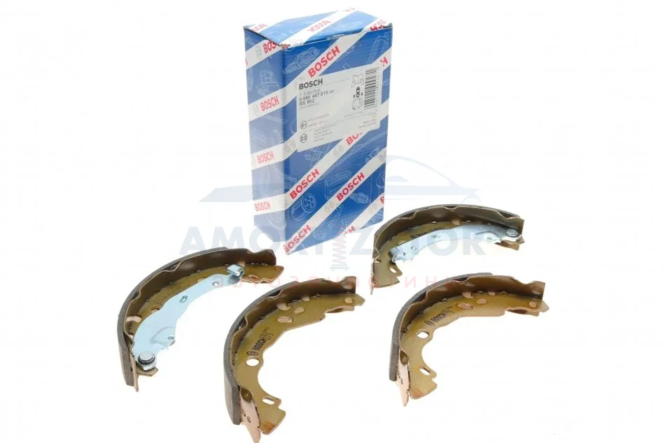 Гальмівні колодки барабані BOSCH 0 986 487 819 (фото 1)