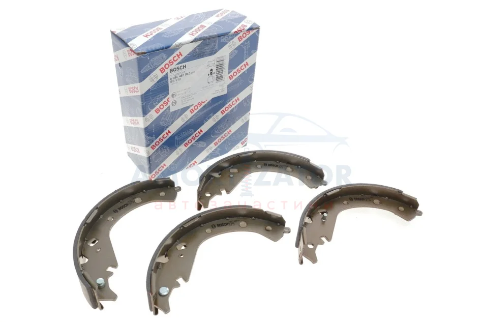 Гальмівні колодки барабанні BOSCH 0986487863 (фото 1)