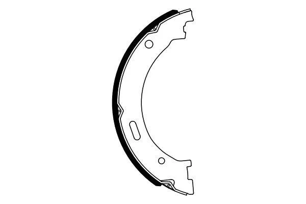 Гальмівні колодки барабанні BOSCH 0986487942 (фото 1)