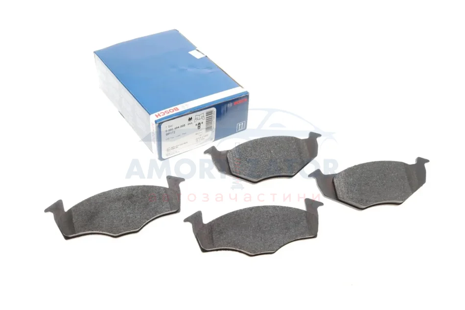 ГАЛЬМІВНІ КОЛОДКИ BOSCH 0 986 494 005 (фото 1)