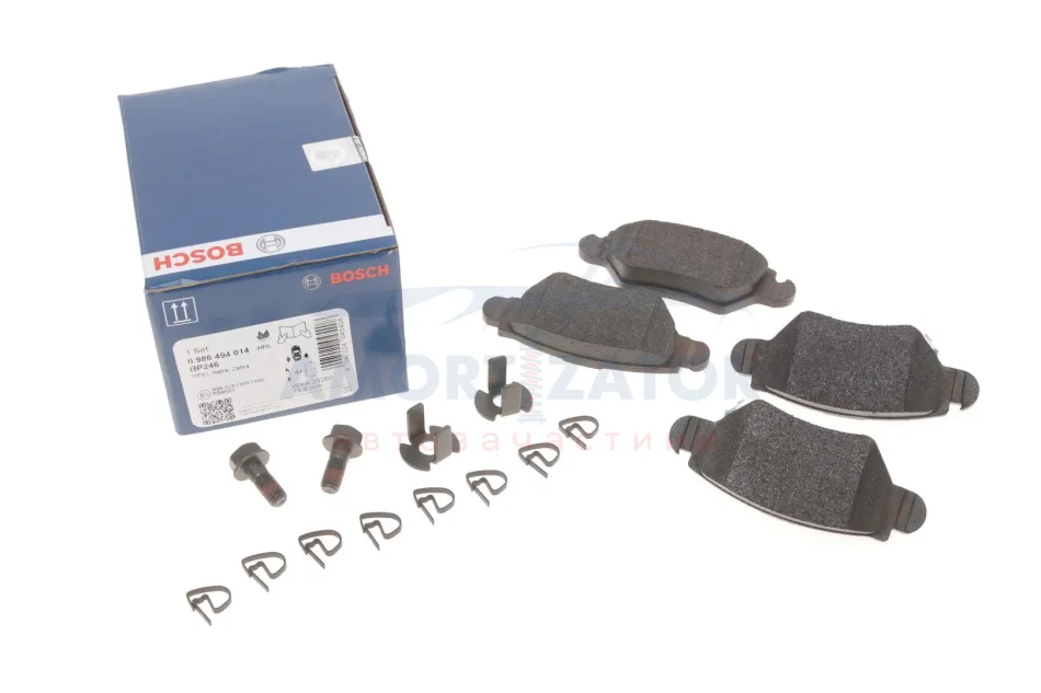 Комплект гальмівних колодок - дискові BOSCH 0 986 494 014 (фото 1)