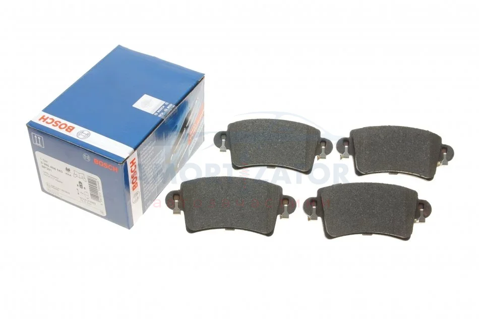 Комплект гальмівних колодок - дискові BOSCH 0 986 494 043 (фото 1)