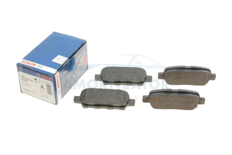 Комплект гальмівних колодок - дискові BOSCH 0 986 494 090 (фото 1)