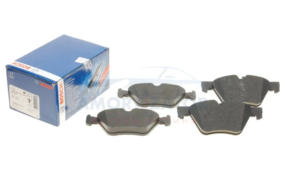 ГАЛЬМІВНІ КОЛОДКИ BOSCH 0 986 494 117 (фото 1)