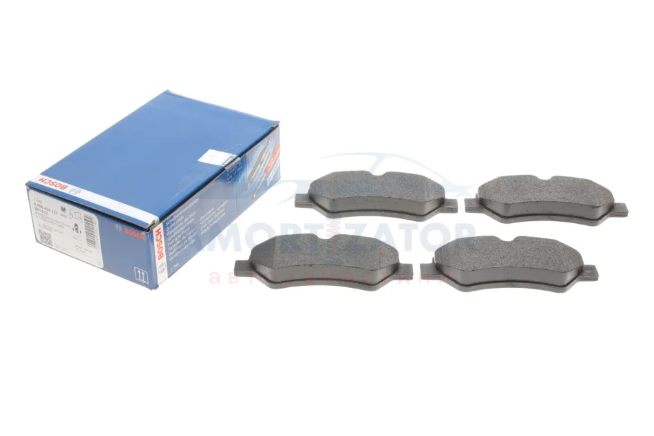 Комплект гальмівних колодок - дискові BOSCH 0 986 494 123 (фото 1)