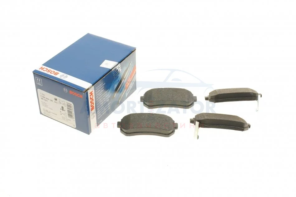Комплект гальмівних колодок - дискові BOSCH 0 986 494 140 (фото 1)