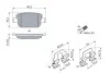 Комплект гальмівних колодок - дискові BOSCH 0 986 494 214 (фото 5)
