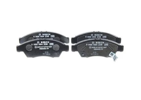 Гальмівні колодки дискові BOSCH 0986494238