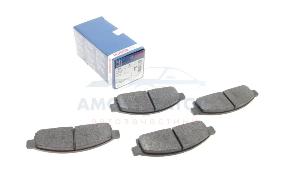 ГАЛЬМІВНІ КОЛОДКИ, ДИСКОВІ BOSCH 0 986 494 268 (фото 1)