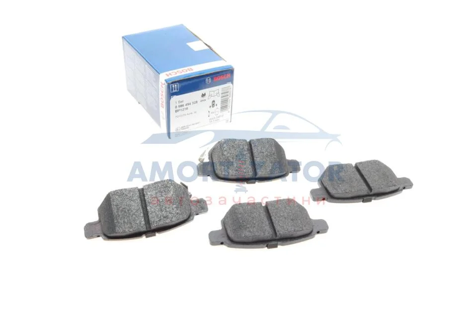 Комплект гальмівних колодок - дискові BOSCH 0 986 494 328 (фото 1)