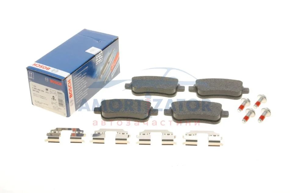 ДИСКОВІ КОЛОДКИ BOSCH 0986494384 (фото 1)