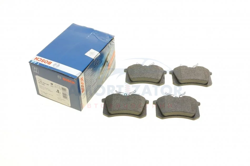 Комплект гальмівних колодок - дискові BOSCH 0 986 494 387 (фото 1)