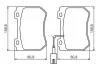 Гальмівні колодки дискові BOSCH 0986494402 (фото 5)
