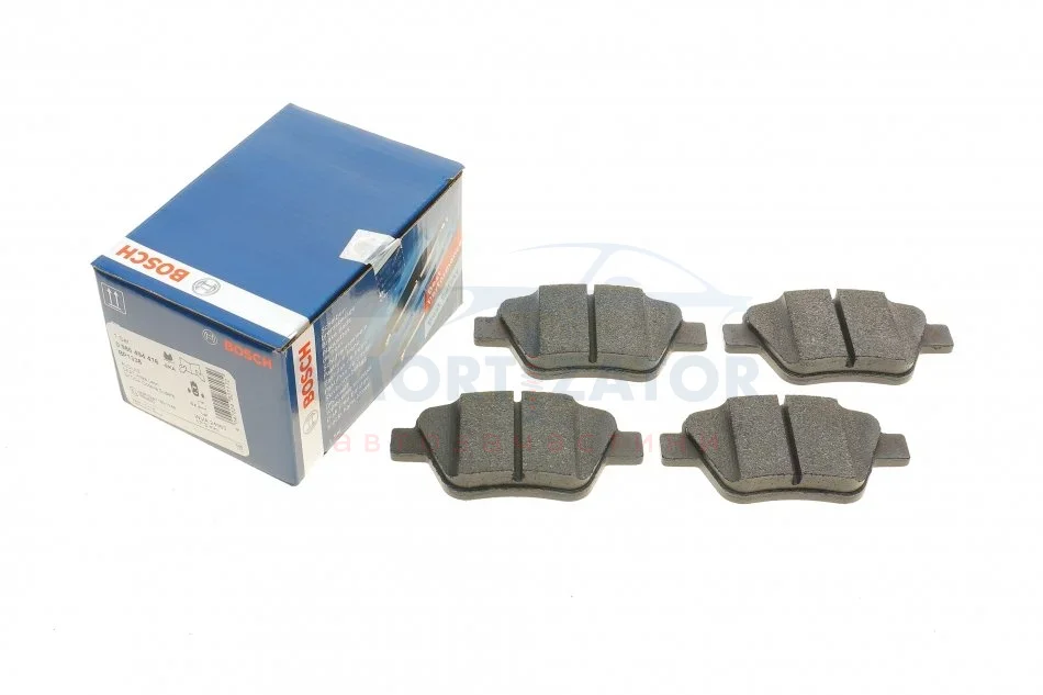 Комплект гальмівних колодок - дискові BOSCH 0 986 494 416 (фото 1)