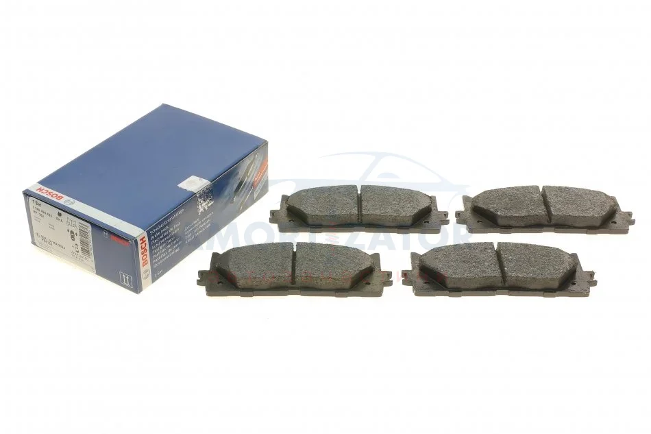 КОЛОДКИ ГАЛЬМІВНІ BOSCH 0 986 494 430 (фото 1)