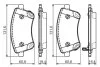 ГАЛЬМІВНІ КОЛОДКИ, ДИСКОВІ 0 986 494 552 BOSCH 0986494552 (фото 2)