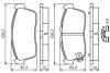 Гальмівні колодки, дискові BOSCH 0986494618 (фото 5)