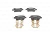 Комплект гальмівних колодок задн, HONDA CIVIC VIII 1.4-2.2D 09.05-01.12 BOSCH 0986494642 (фото 7)