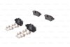 Комплект гальмівних колодок задн, MINI (R56), (R57), (R58), (R59), CLUBMAN (R55), CLUBVAN (R55) 1.4-2.0D 09.06-06.15 BOSCH 0986494645 (фото 1)