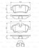Комплект гальмівних колодок задн, MINI (R56), (R57), (R58), (R59), CLUBMAN (R55), CLUBVAN (R55) 1.4-2.0D 09.06-06.15 BOSCH 0986494645 (фото 8)