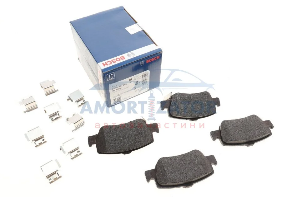 ДИСКОВІ КОЛОДКИ 0 986 494 651 BOSCH 0986494651 (фото 1)
