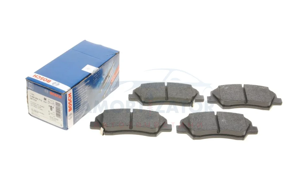 Гальмівні колодки дискові BOSCH 0 986 494 712 (фото 1)