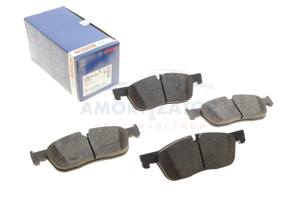 ГАЛЬМІВНІ КОЛОДКИ, ДИСКОВІ BOSCH 0 986 494 831 (фото 1)