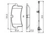 Гальмівні колодки, дискові BOSCH 0986494841 (фото 7)