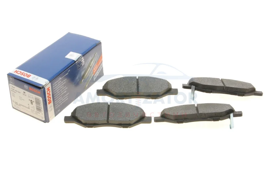 Комплект гальмівних колодок з 4 шт. дисків BOSCH 0 986 494 867 (фото 1)