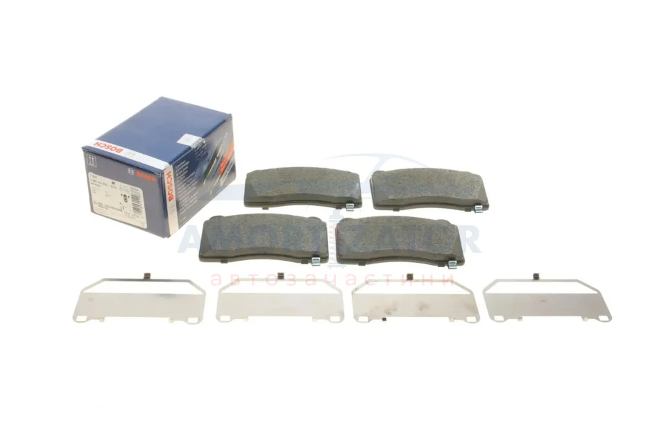 Комплект гальмівних колодок з 4 шт. дисків BOSCH 0 986 494 880 (фото 1)