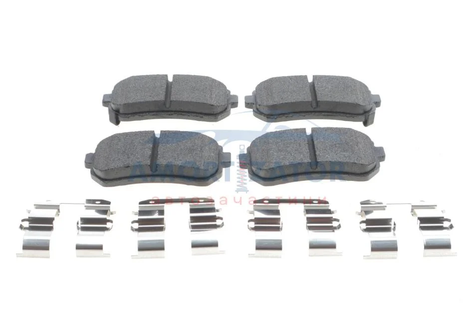 Комплект гальмівних колодок з 4 шт. дисків BOSCH 0986494887 (фото 1)