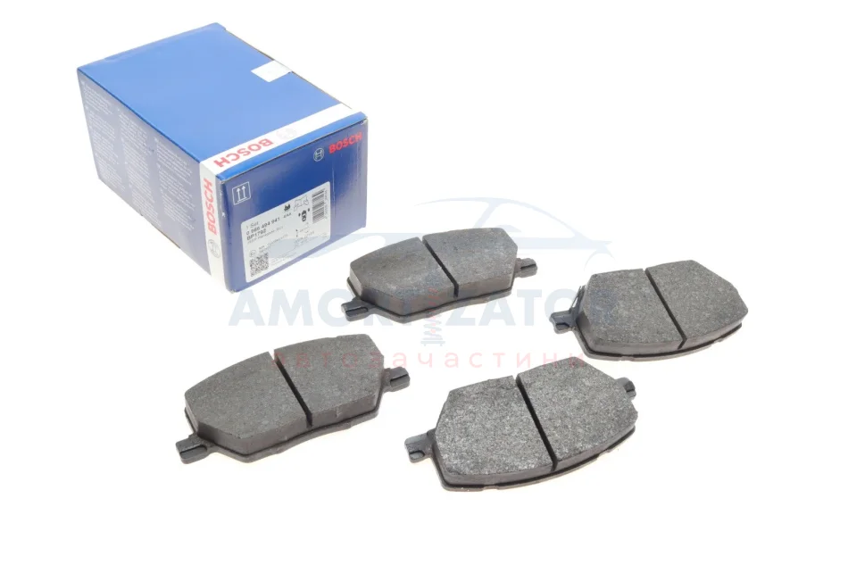 Комплект гальмівних колодок з 4 шт. дисків BOSCH 0 986 494 941 (фото 1)