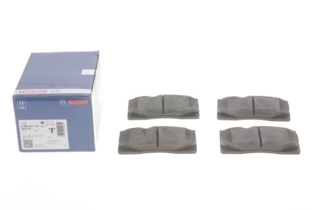 ГАЛЬМІВНІ КОЛОДКИ, ДИСКОВІ 0 986 495 138 BOSCH 0986495138