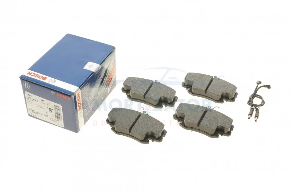 Колодки гальмівні дискові BOSCH 0 986 495 212 (фото 1)