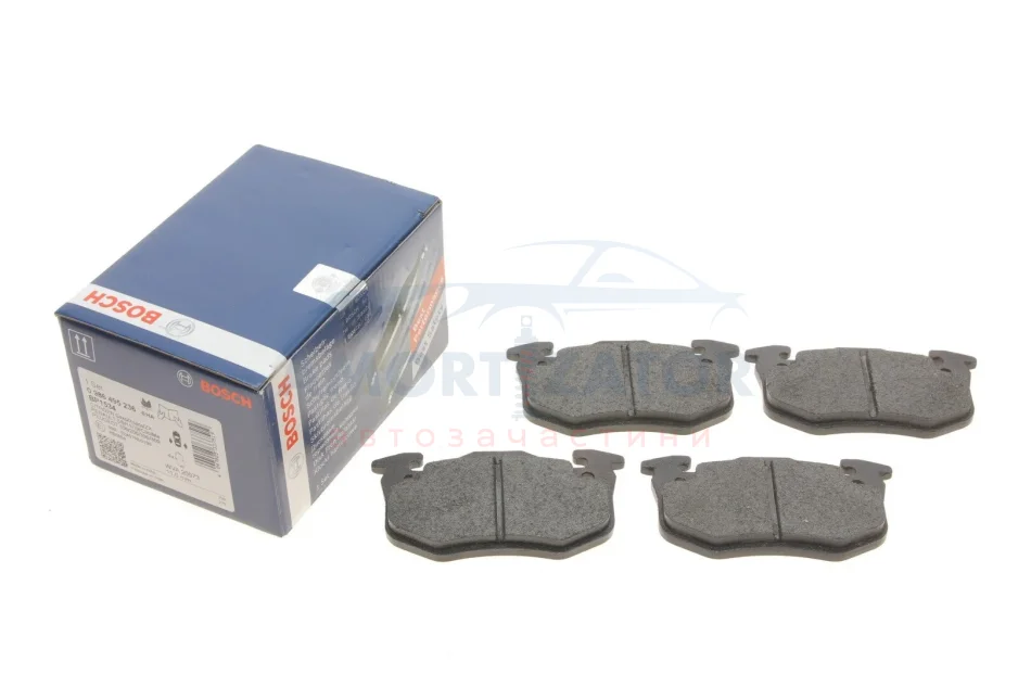 Колодки гальмівні дискові BOSCH 0986495236 (фото 1)