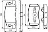MITSUBISHI колодки гальмівні передн Colt -12 BOSCH 0986495313 (фото 1)