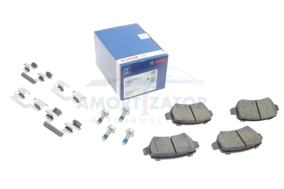 Комплект гальмівних колодок з 4 шт. дисків BOSCH 0 986 495 319 (фото 1)