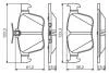 Гальмівні колодки дискові BOSCH 0986495346 (фото 5)