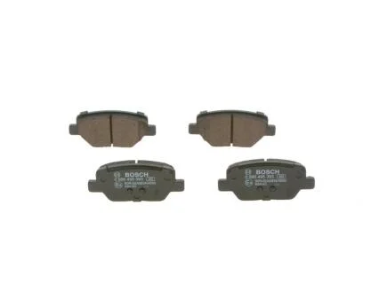 Комплект гальмівних накладок, дискове гальмо BOSCH 0986495393