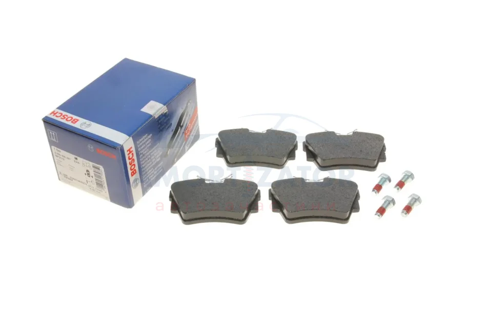 Комплект гальмівних колодок з 4 шт. дисків BOSCH 0986495487 (фото 1)