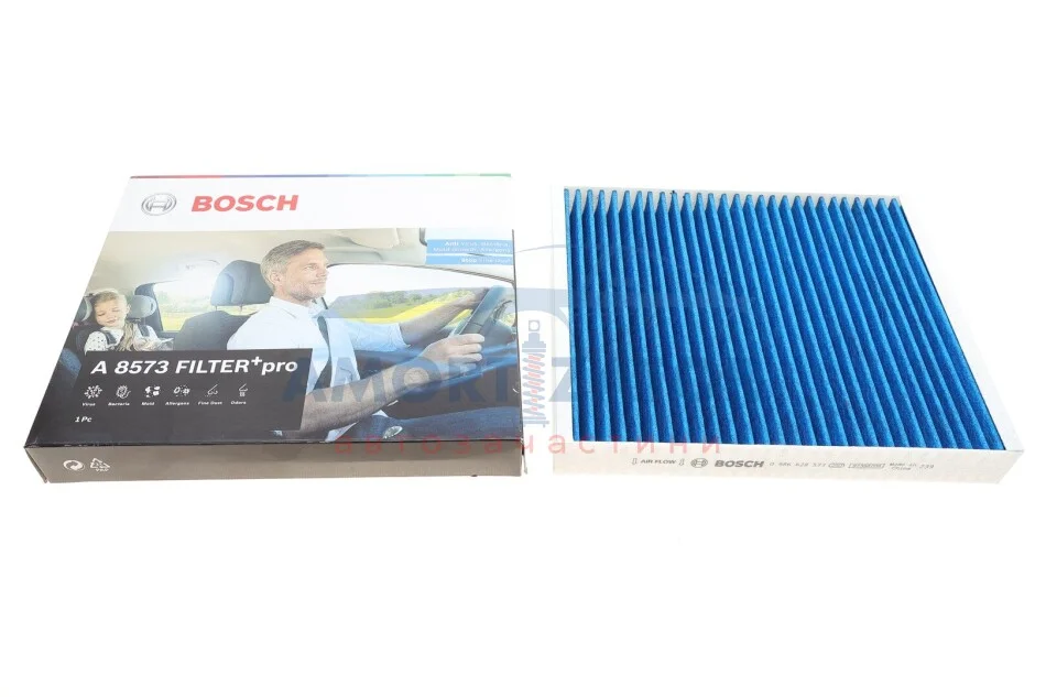 ФІЛЬТР САЛОНУ З АКТИВОВАНИМ ВУГІЛЛЯМ PRO BOSCH 0 986 628 573 (фото 1)