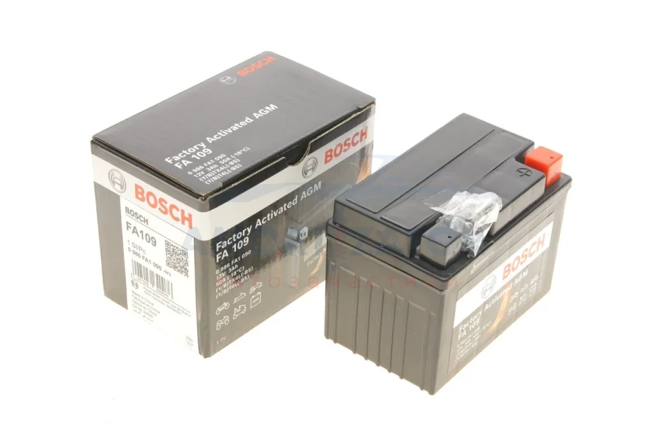 СВИНЦЕВА АКУМУЛЯТОРНА БАТАРЕЯ BOSCH 0986FA1090 (фото 1)
