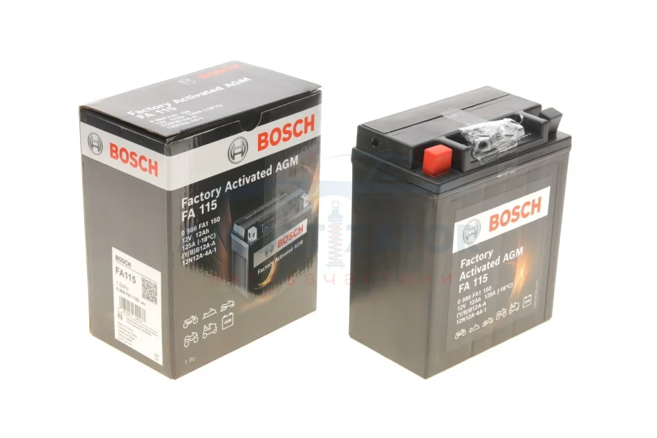СВИНЦЕВА АКУМУЛЯТОРНА БАТАРЕЯ BOSCH 0986FA1150 (фото 1)