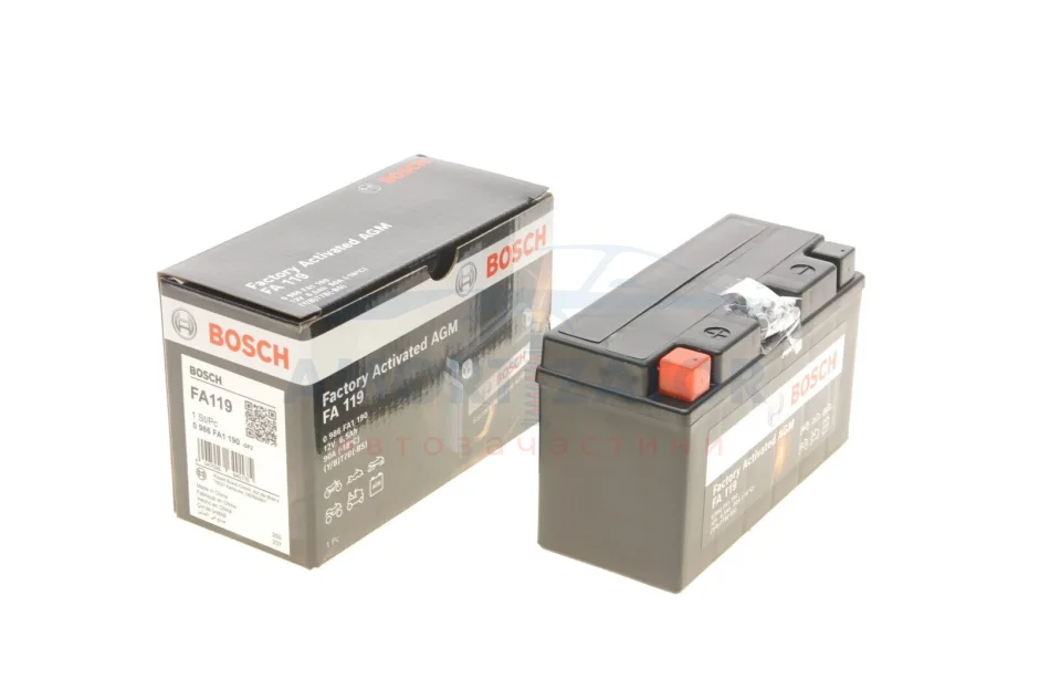 СВИНЦЕВА АКУМУЛЯТОРНА БАТАРЕЯ 0 986 FA1 190 BOSCH 0986FA1190 (фото 1)