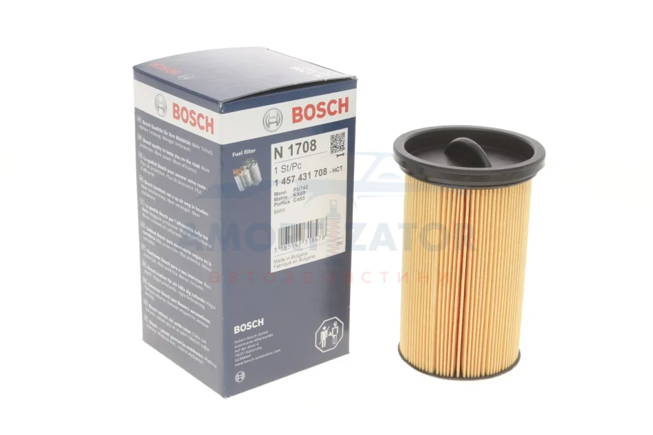 Паливний фільтр BOSCH 1 457 431 708 (фото 1)